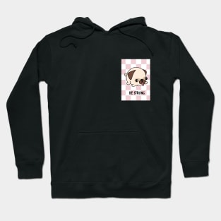 be friendly pug Hoodie